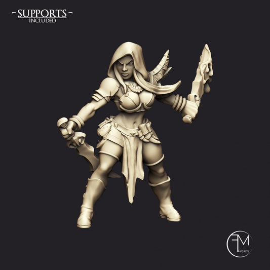 Livia | Assassin Heroine | 32mm Scale | Medium | Amazons! | Francesca Musumeci
