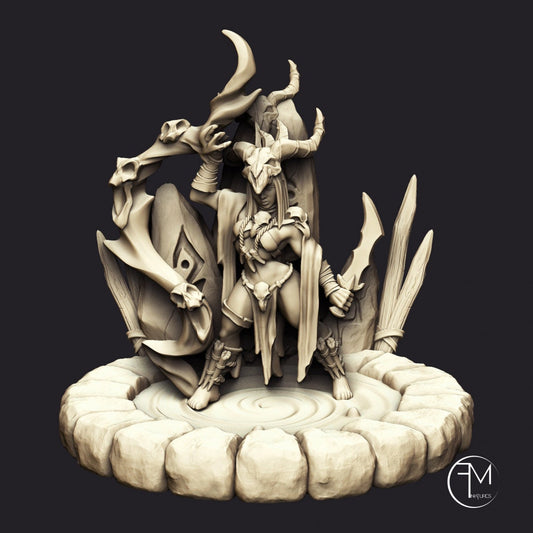 Raktaa | Blood Priestess | 32mm Scale | Medium | Amazons! | Francesca Musumeci