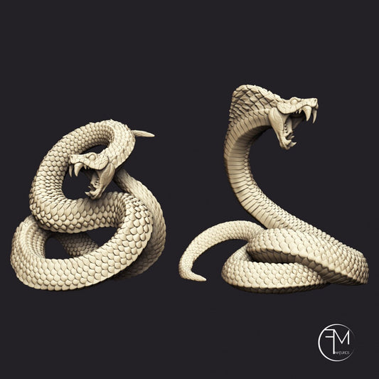 Giant Snakes | 32mm Scale | Extra Large | Amazons! | Francesca Musumeci