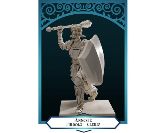 Firbolg Cleric | Annote | Medium | DND is a Woman | The Printing Goes Ever On