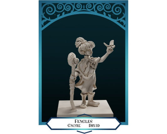 Gnome Druid | Fengles | Medium | DND is a Woman | The Printing Goes Ever On