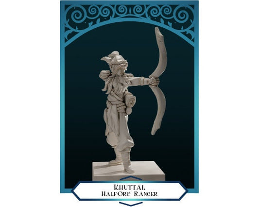 Half-Orc Ranger | Khuttal | Medium | DND is a Woman | The Printing Goes Ever On