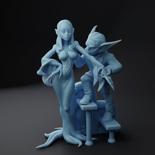 Mortimer and Gomez | Lovers | Medium | Twin Goddess Miniatures