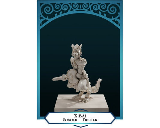 Kobold Fighter | Zibai | Medium | DND is a Woman | The Printing Goes Ever On