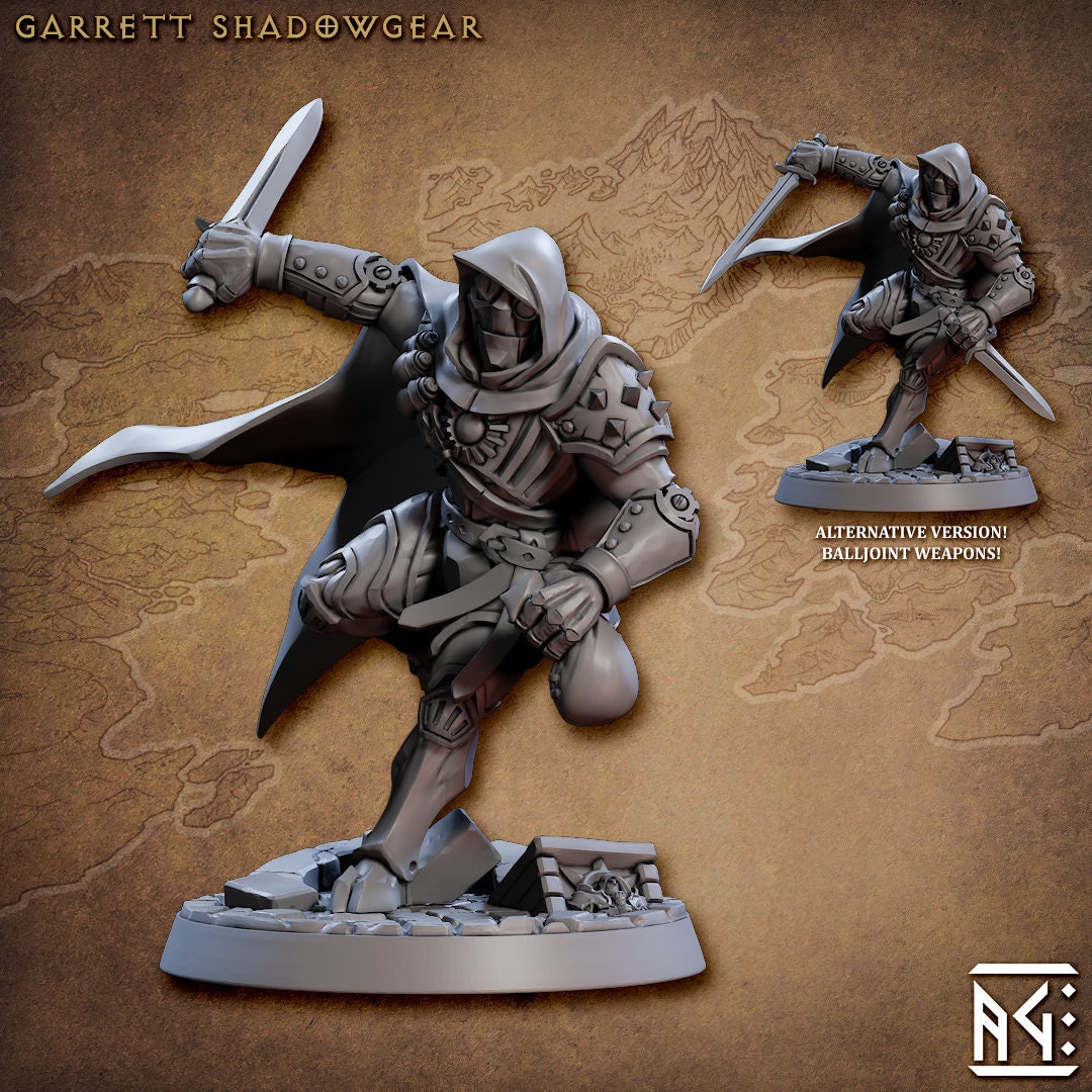 Garrett Shadowgear | Medium | 32mm | Artisan Guild | Golem Simulacra