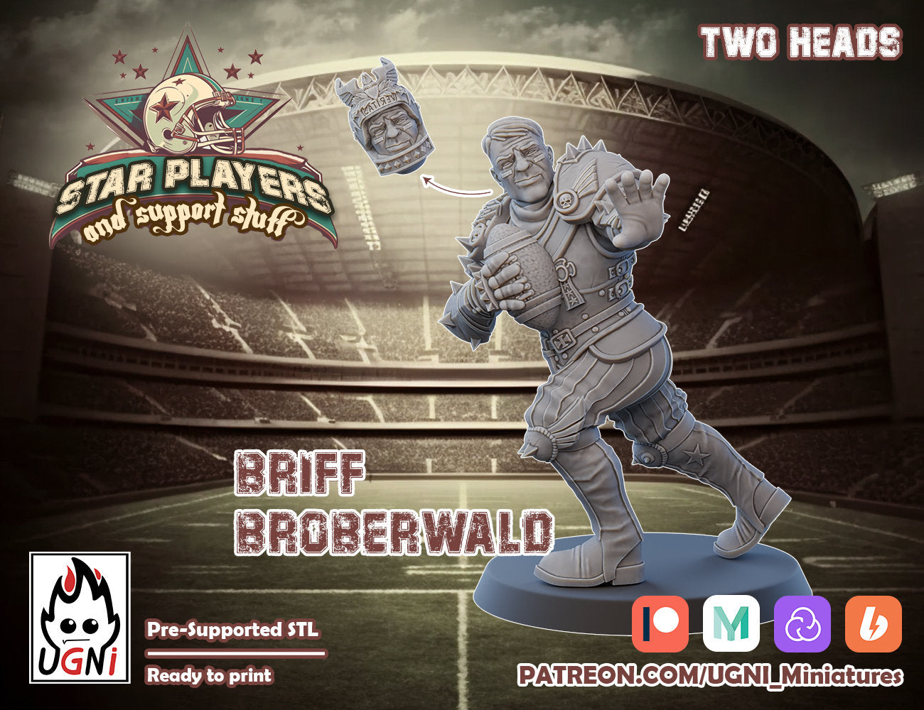 Briff Broberwald | Human Star Player | Fantasy Football | Ugni