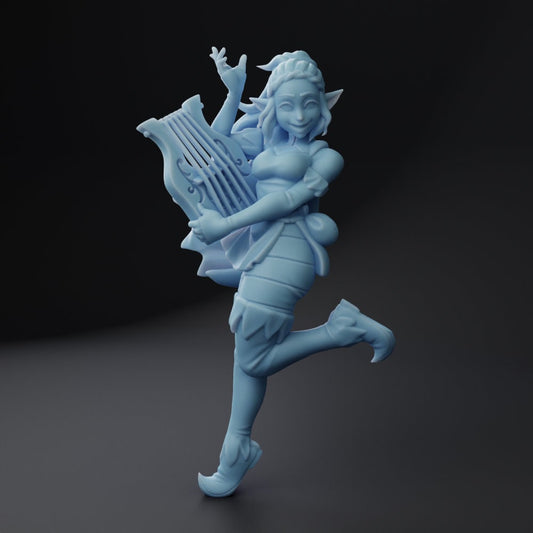 Giften | Elven Bard | Medium | Bardic Beatdown | Twin Goddess Miniatures