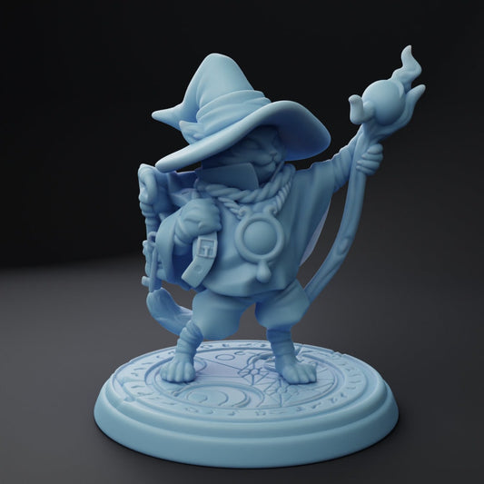 Callum | Tabaxi Wizard | Medium | Oaken Hollow Heroes 2. | Twin Goddess Miniatures