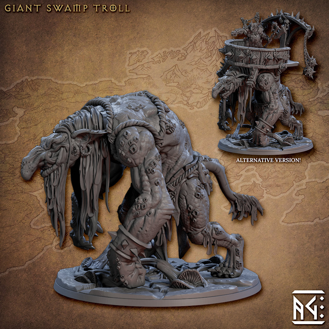 Giant Swamp Troll | 100mm Base | 32mm | Artisan Guild | Faldor Goblins