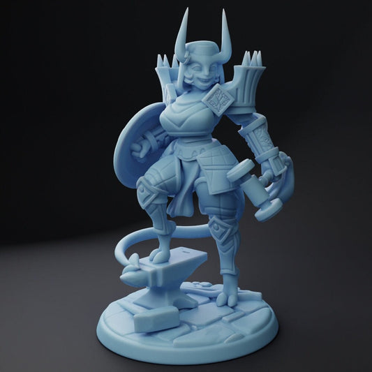 Dahlia | Tiefling Cleric | Medium | DND | Twin Goddess Miniatures