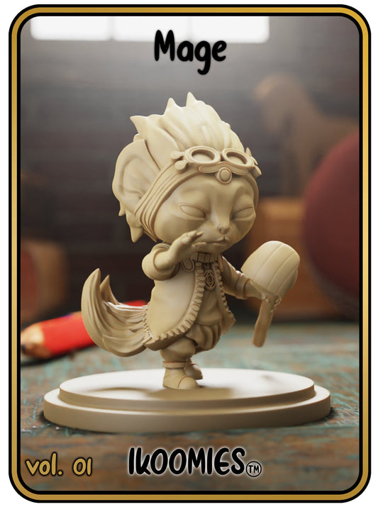 Mage | Medium ~40mm Tall | D&D | Ikoomies