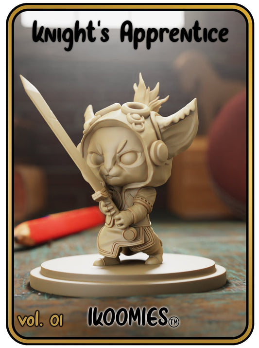 Knights Apprentice | Medium ~40mm Tall | D&D | Ikoomies