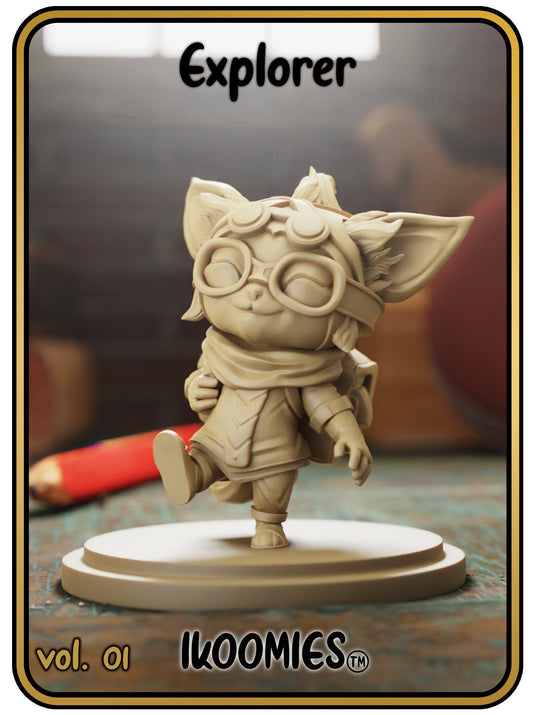 Explorer | Medium ~40mm Tall | D&D | Ikoomies