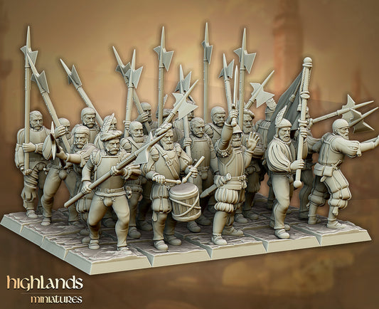 Imperial Halbadiers | Medium | Sunland Imperial Troops | Highlands Miniatures