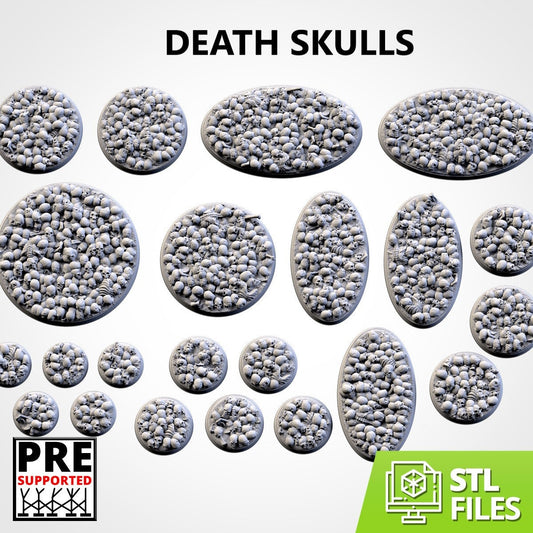 Death Skulls | Resin Bases | Txarli