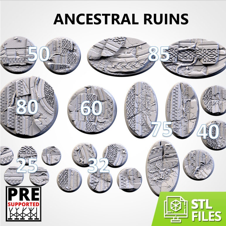 Ancestral Ruins | Resin Bases | Txarli