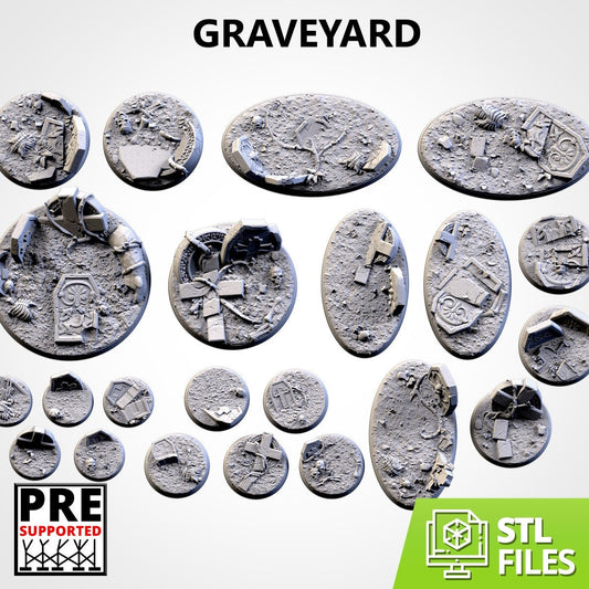 Graveyard | Resin Bases | Txarli
