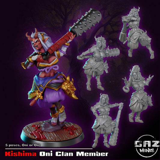 Kishima | Oni Clan Member | Medium | 32mm | Gaz Minis