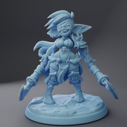 Goblin Bandit | Medium | 32mm | Level 99 Miniatures | Twin Goddess Miniatures | Dungeons and Dragons TTRPG