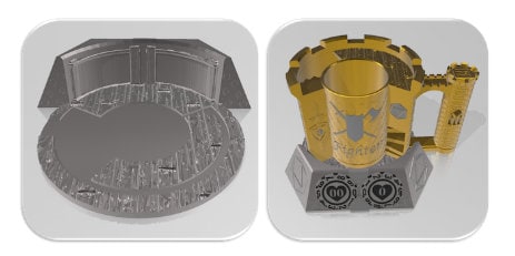 Cleric Dice Mug | Sip & Rollers | Dungeons and Dragons | TTRPG | Health Tracker | Dice Tower | Dungeon Master | Curations by Kira